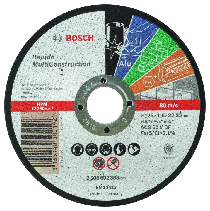 Disque PRO Multi-mat. 125x1.6x