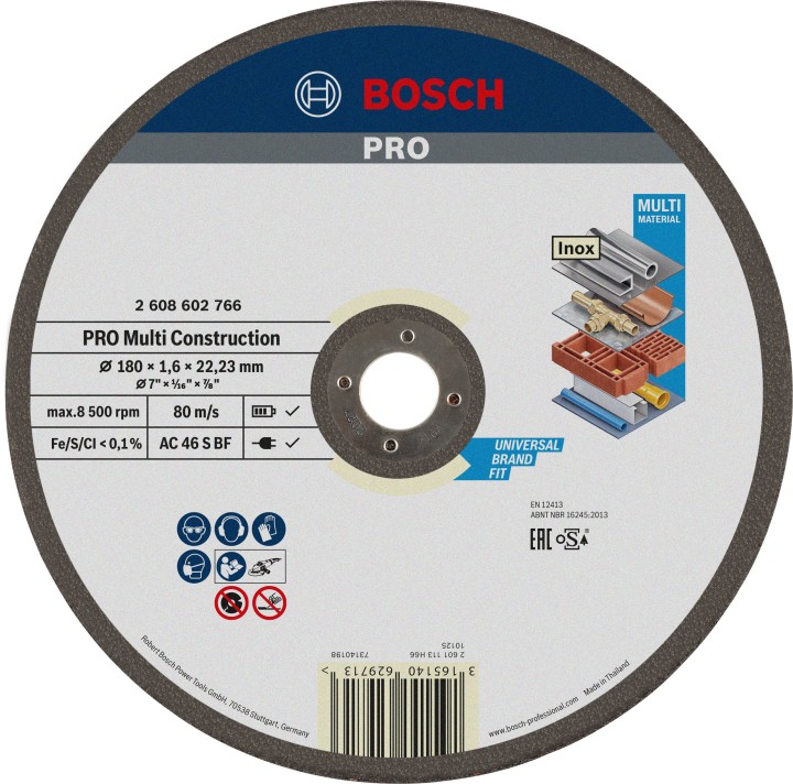 Disque PRO Multi-mat. 180x1.6x