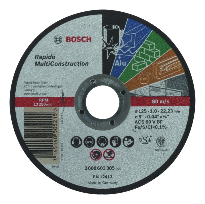Disque PRO Multi-mat.125x1x22.
