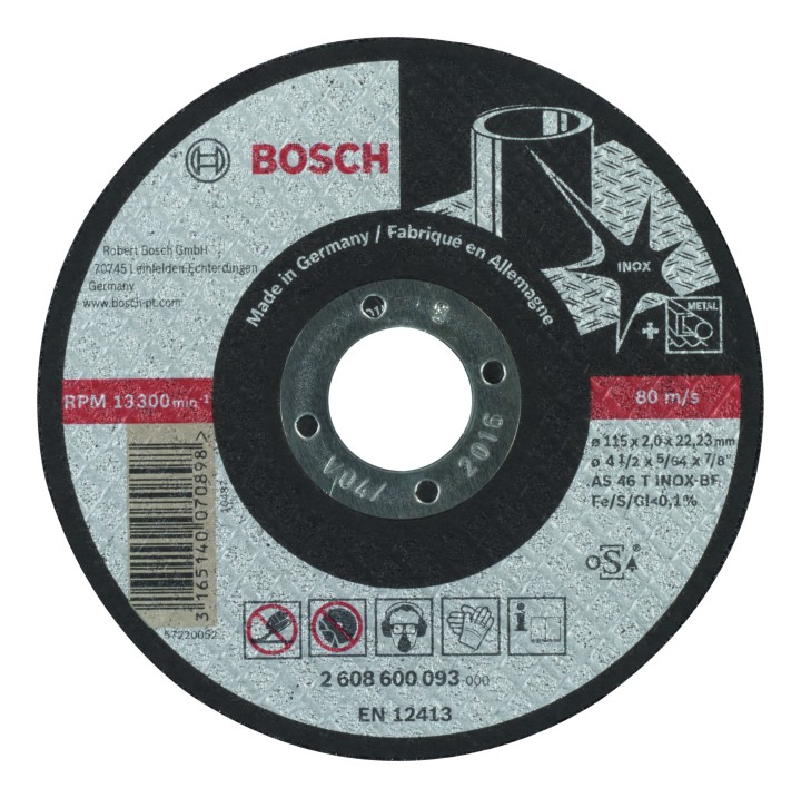 Disque PRO pour l'Inox 115x2x2