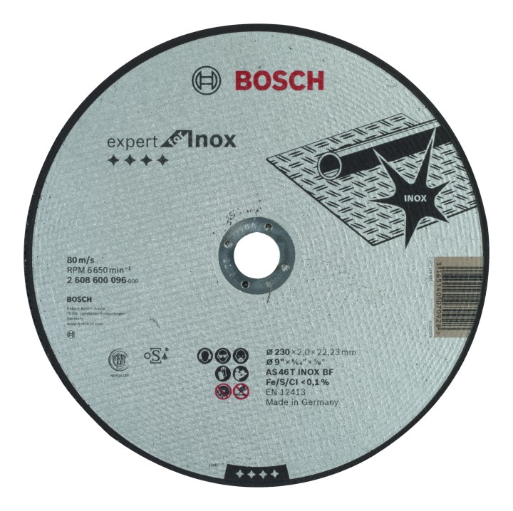 Disque PRO pour l'Inox 230x2x2