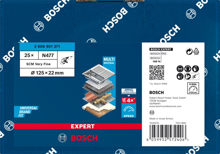 Disque SCM N477 EXPERT 125mm T