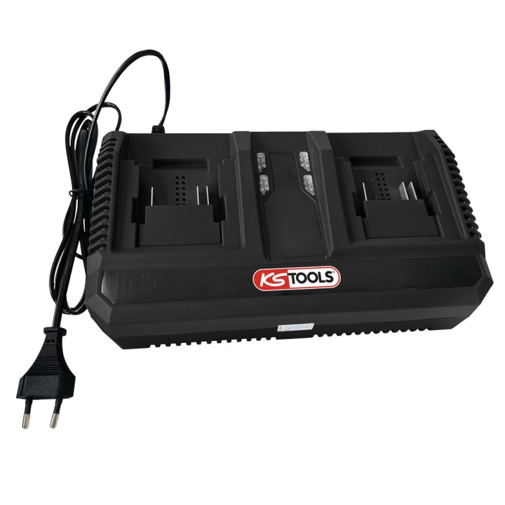 Double chargeur 18V 8A électro
