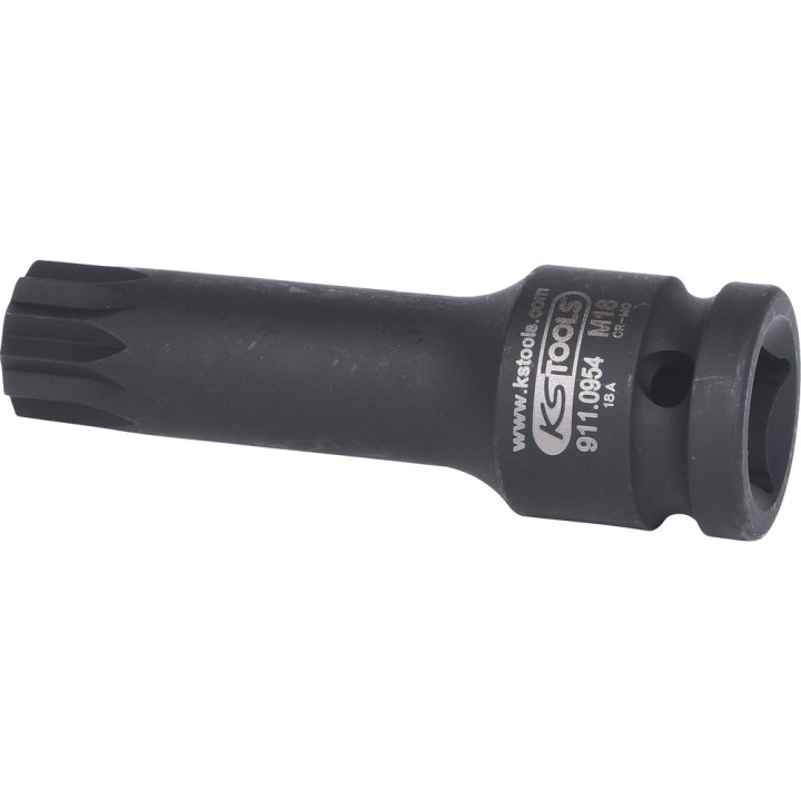 Douille choc 1/2'' XZN M18x75