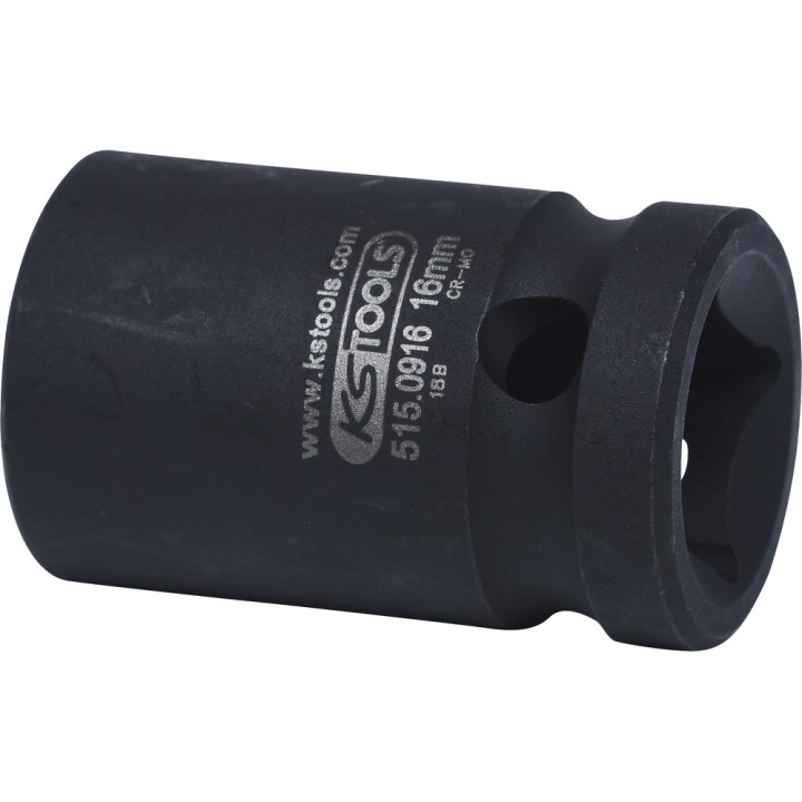Douille choc 12p crt 1/2 16mm
