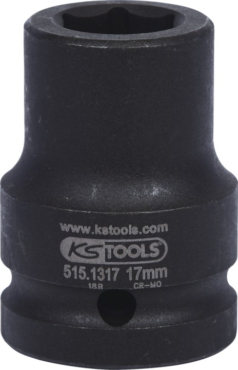 Douille chocs 6pans 3/4'' 17mm