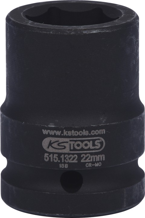Douille chocs 6pans 3/4'' 22mm
