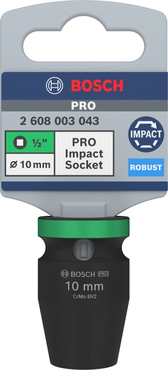 Douille Impact PRO M10 38MM 1/