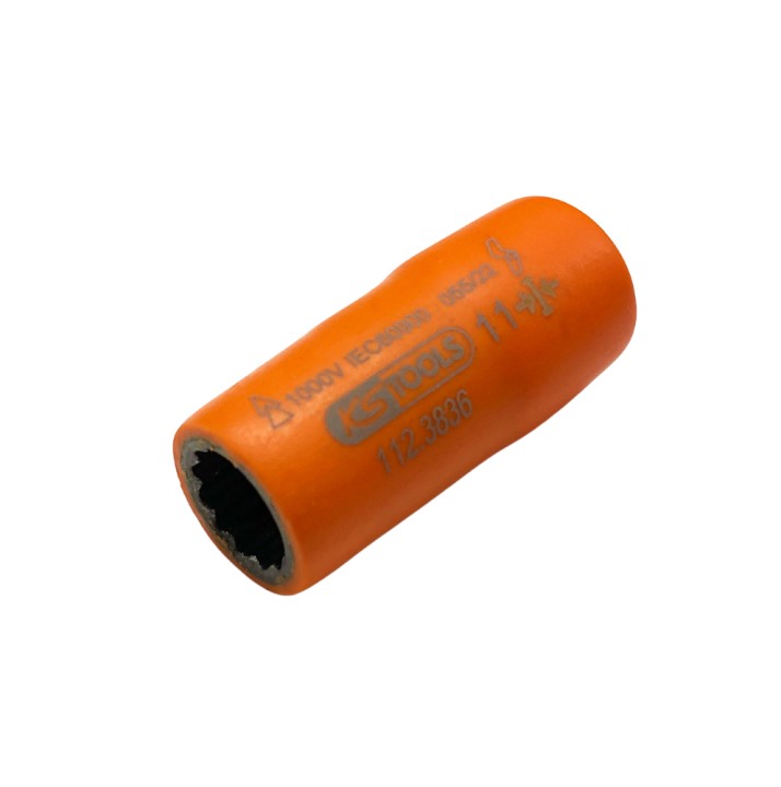 Douille isolée 3/8'' 12p, 11mm