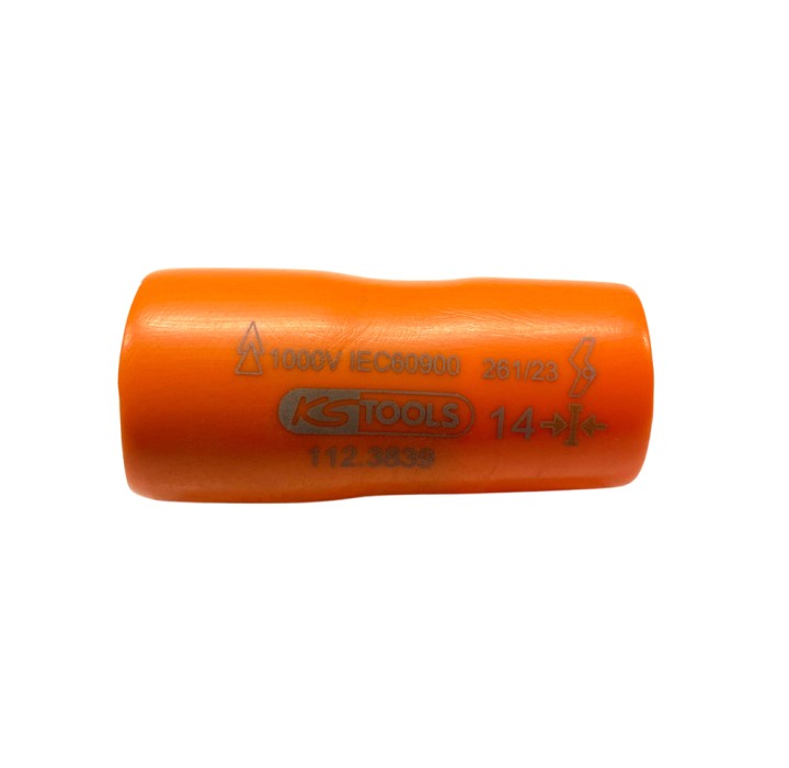 Douille isolée 3/8'' 12p, 14mm
