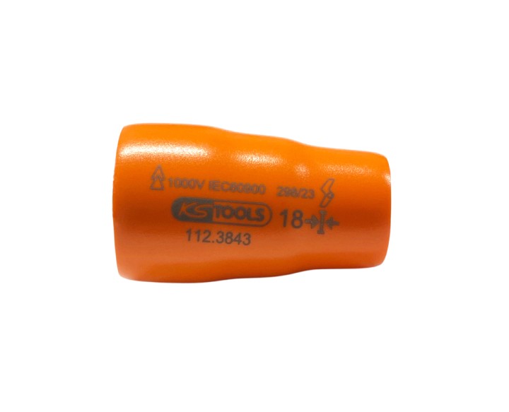 Douille isolée 3/8'' 12p, 18mm