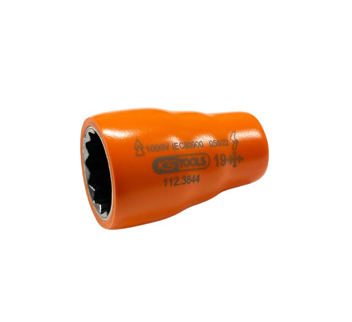 Douille isolée 3/8'' 12p, 19mm