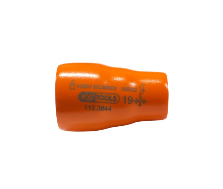 Douille isolée 3/8'' 12p, 19mm