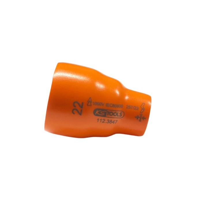 Douille isolée 3/8'' 12p, 22mm
