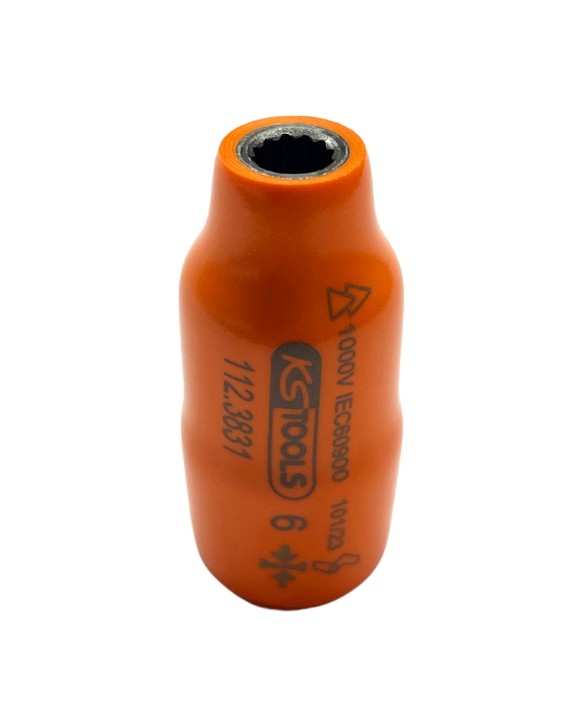 Douille isolée 3/8'' 12p, 6mm