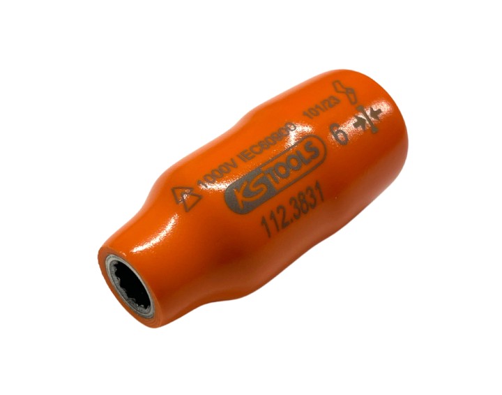 Douille isolée 3/8'' 12p, 6mm