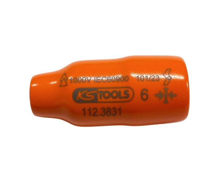 Douille isolée 3/8'' 12p, 6mm