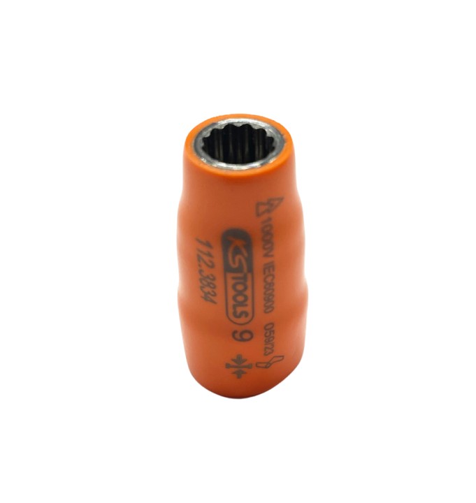Douille isolée 3/8'' 12p, 9mm