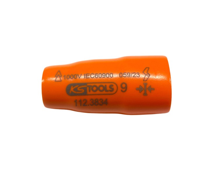 Douille isolée 3/8'' 12p, 9mm
