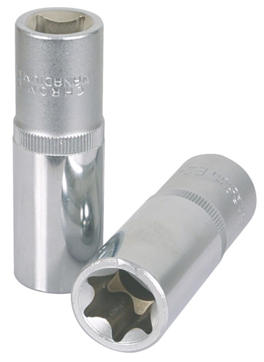 Douille lg. 1/2'', L.75mm, E20