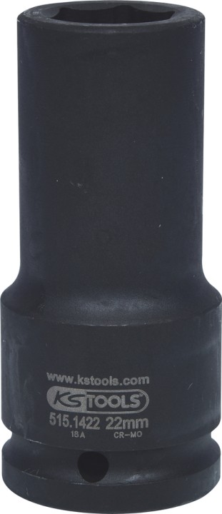 Douille lg choc 6p 3/4'', 22mm