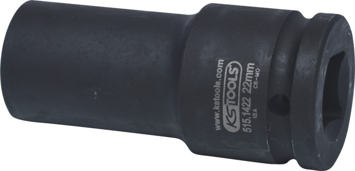 Douille lg choc 6p 3/4'', 22mm