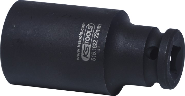 Douille lg chocs 6p 3/8, 22mm