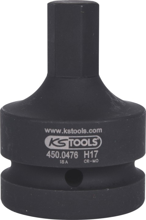 Douille tourn choc 6p 1'' 17mm