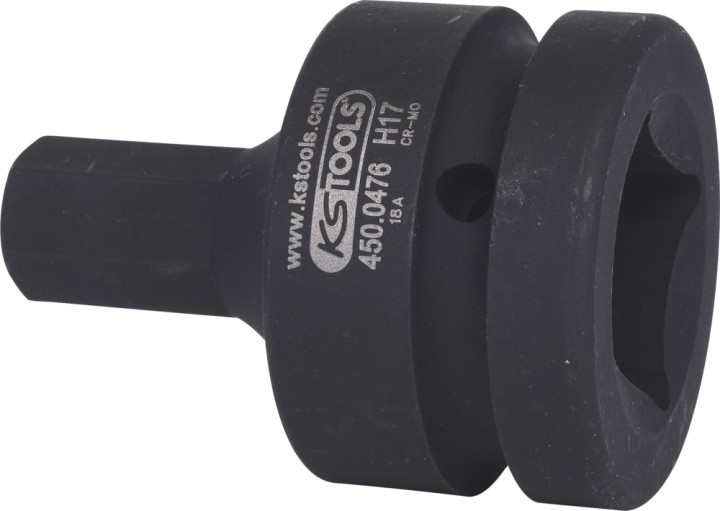 Douille tourn choc 6p 1'' 17mm