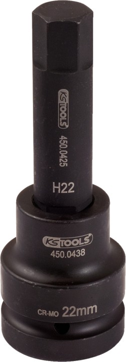 Douille tourn choc 6p 1'' 17mm