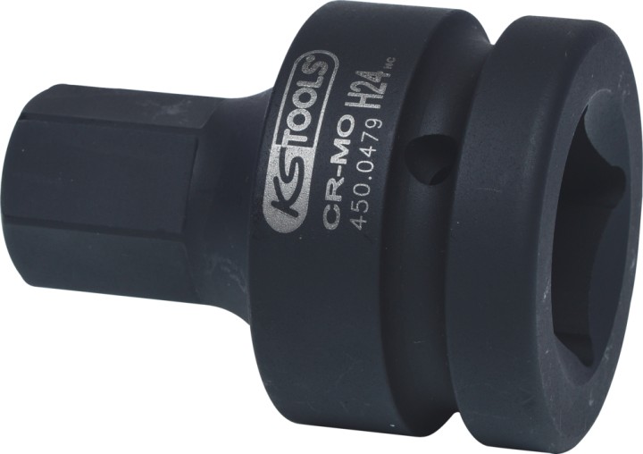 Douille tourn choc 6p 1'' 24mm