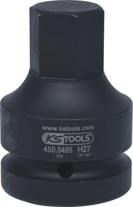Douille tourn choc 6p 1'' 27mm