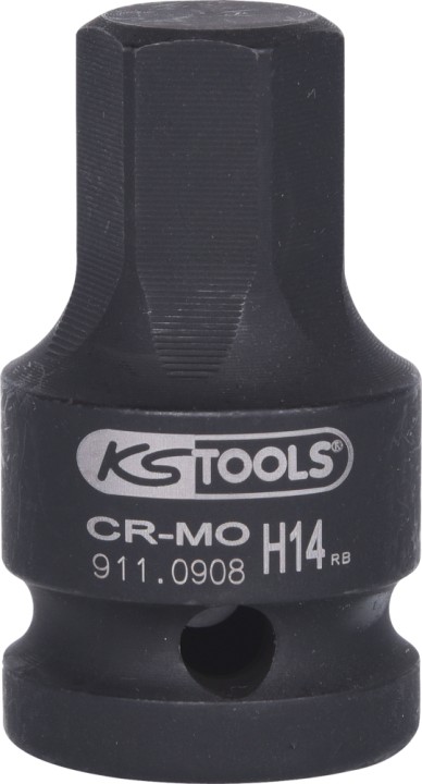 Douille tourn choc 6p 1/2 14mm