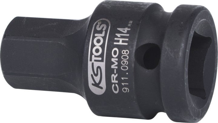 Douille tourn choc 6p 1/2 14mm