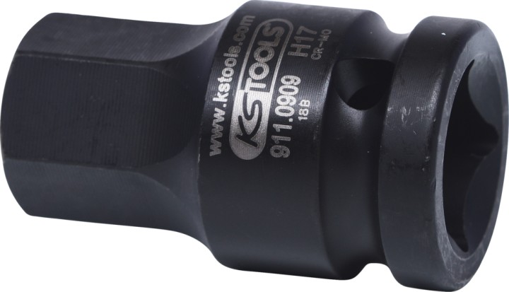 Douille tourn choc 6p 1/2 17mm