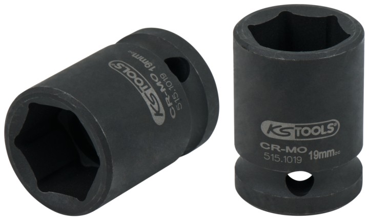 Douilles chocs 6pans 1/2 19mm