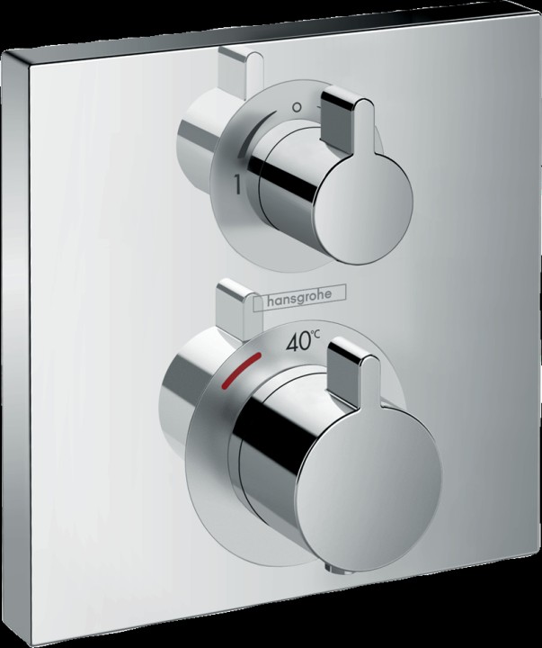 Ecostat Square Mit therm enc, rob d'ar/inv