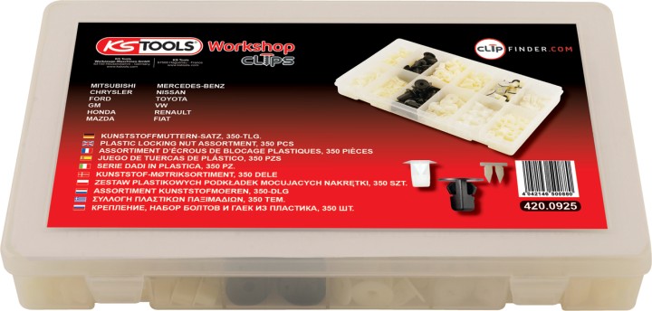 Ecrous blocage plastique, x350
