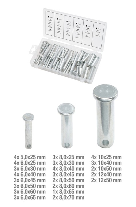 Ecrous de sécurité, 60pcs