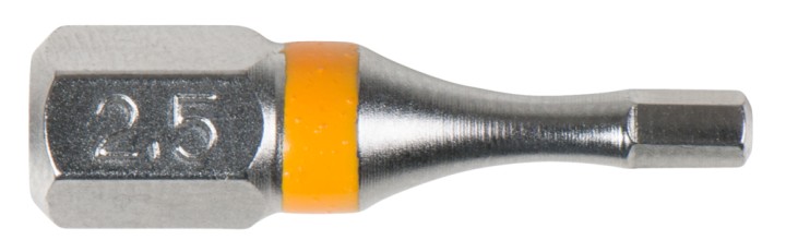Embout 6pans TORSION 2,5 mm