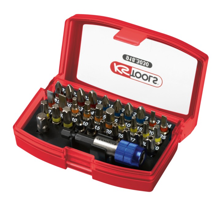 Embouts 1/4 couleur, 32pcs