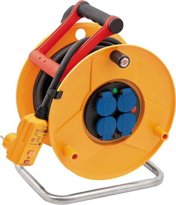 Enrouleur de câble Standard FD Pro IP44 avec protection différentielle 30mA 40m H07RN-F 3G2,5 