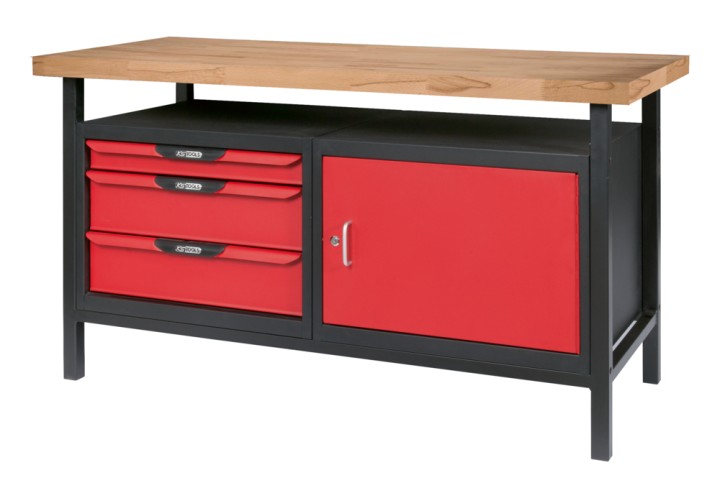 Etabli 1 porte 3 tir. - L.1,4m
