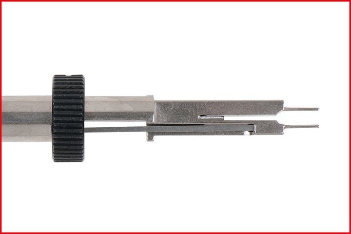 Extrac. de cosse plate, 2,8mm
