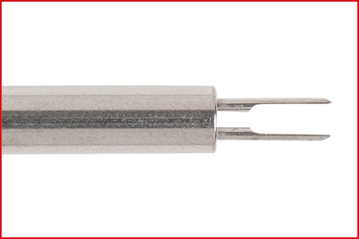 Extrac. de cosse ronde, 1,5mm