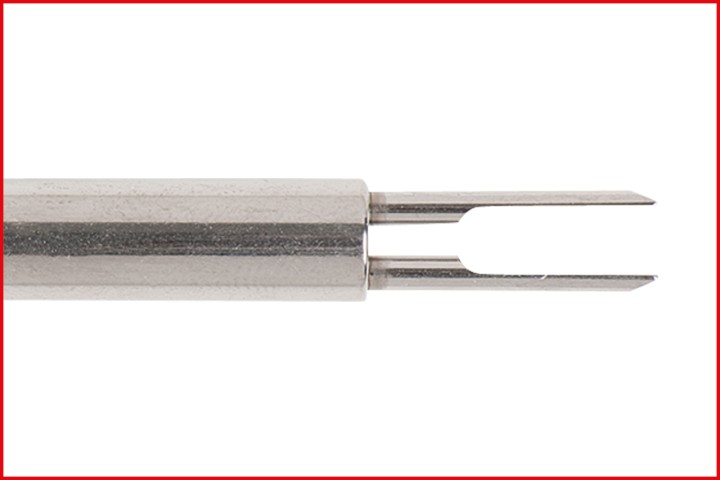 Extrac. de cosse ronde, 2,8mm