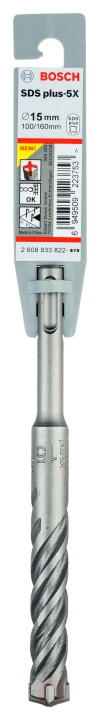 Foret beton PRO SDS plus-5X 15