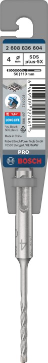 Foret beton PRO SDS plus-5X 4x