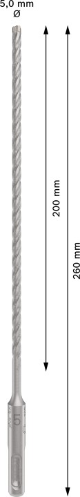 Foret beton PRO SDS plus-5X 5x