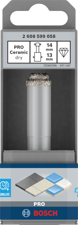 Foret diamant PRO Ceramic a se